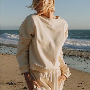 NWT Daily Drills Grey oversized Crew sweatshirt.